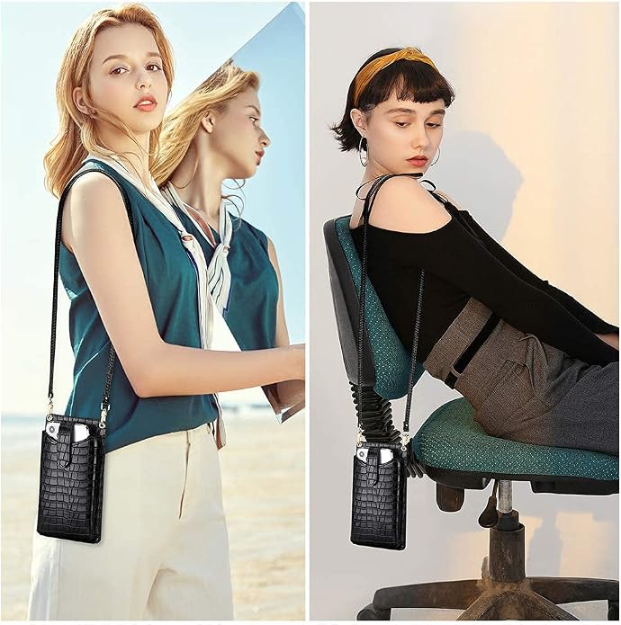 Peacocktion Small Crossbody Cell Phone Purse for Women, Lightweight Mini Small Crossbody Bags for Women with Card Slots