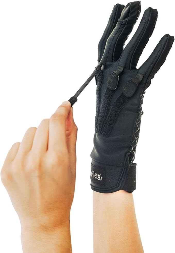 MetaFlex Compression Gloves for Arthritis, Carpal Tunnel, Swelling, Mobility - Full Finger Glove Compresses, Stretches & Strengthens Hand - Adjustable Resistance for Men & Women