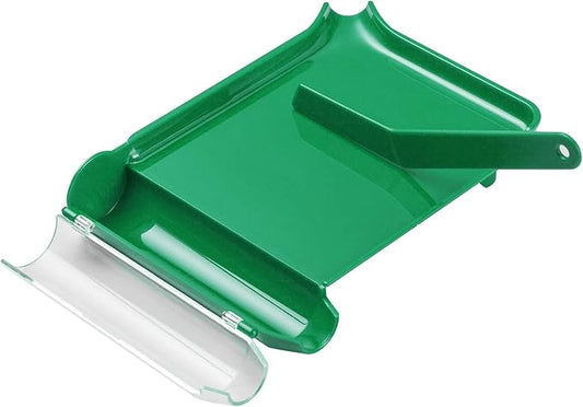 Medarchitect Right Hand Pill Counting Tray with Spatula (Green - L Shape)