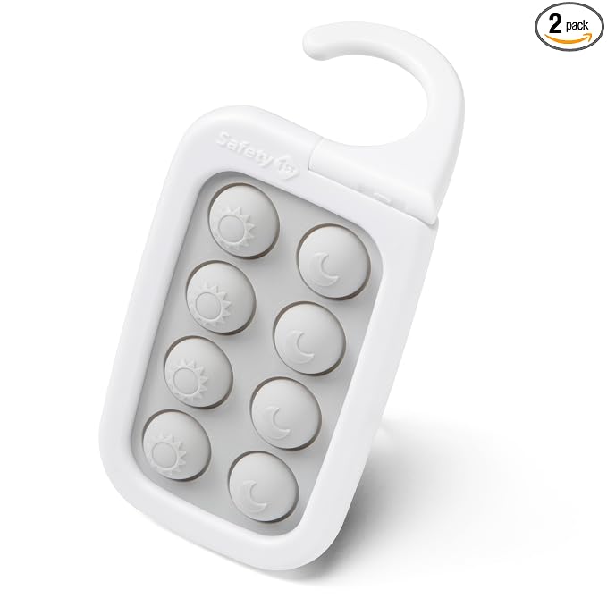 Safety 1st Medicine Reminder, 2-Pack, Day & Night Dose Tracker for Baby and Family Care, Grey