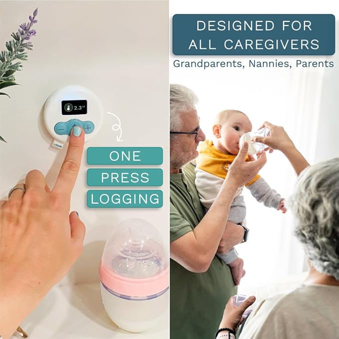 Smart Pee & Poop Tracker - Diaper Cub: On-The-Spot One-Press Baby Care Logger, Reminders, Notifications, Routines, Multiple Caregivers, Pediatrician & Expert Support
