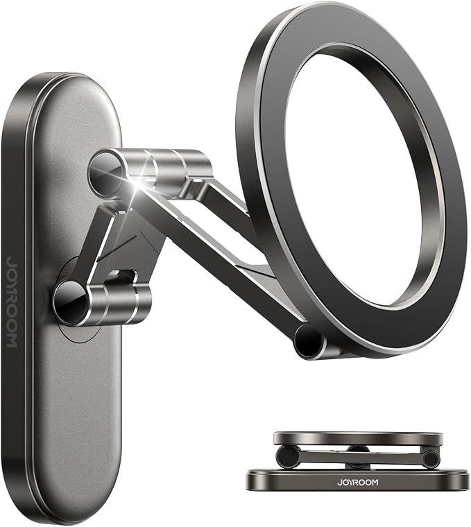 Upgraded Magnetic Golf Cart Phone Holder, [Tri-Fold+All Alloy] 2026 Unique Gifts Golf Cart Accessories for Men Golfers Him Father, Compatible with MagSafe iPhone 17-12 for Club Car, EZGO, Yamaha