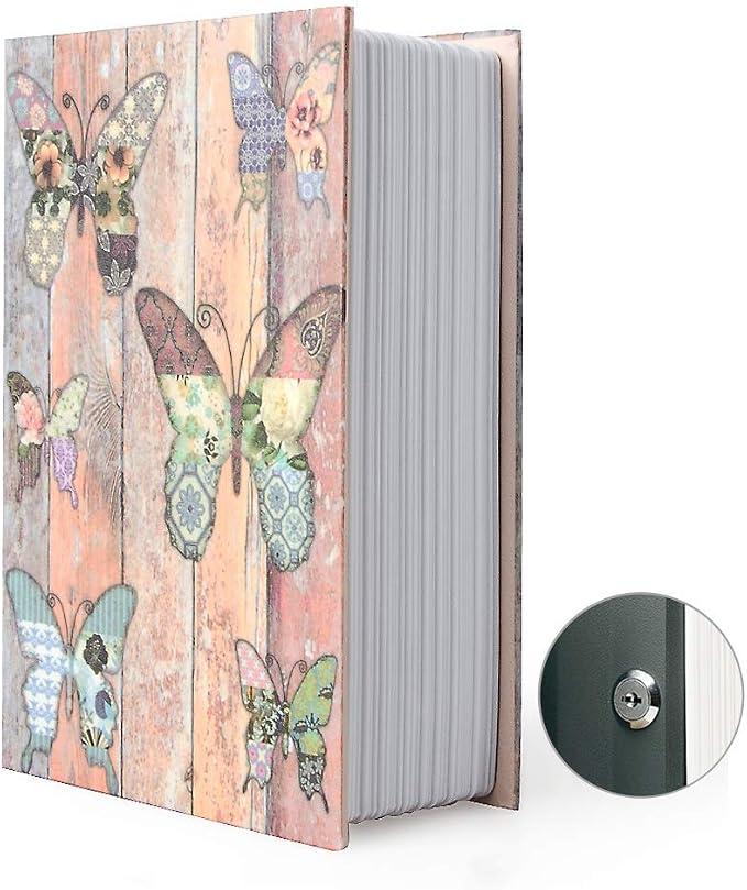 Diversion Book Safe Storage Box, Dictionary Secret Safe Can with Security Combination Lock/Key