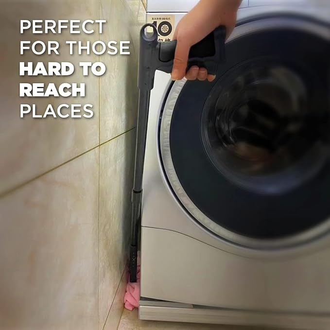 Grabber Reacher Tool, Long 32" Foldable Pick Up Stick, Strong Grip Magnetic Tip Lightweight Trash Picker Claw Reacher Grabber Tool Elderly Reaching, by Luxet (Black)