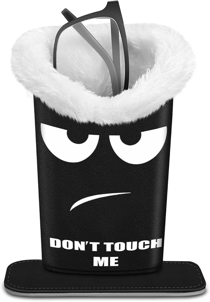 FINTIE Plush Lined Eyeglasses Holder, Glasses Stand Case, Anti-scratch Glasses Storage Organizer for Desk, Nightstand, Office