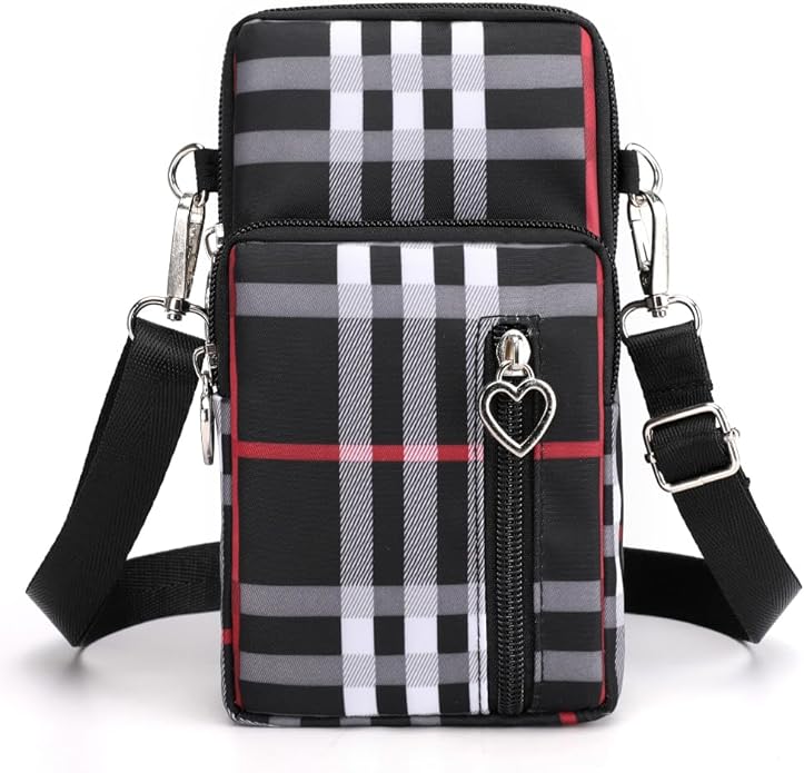 Small Crossbody Bag for Women - Mini Phone Purses with Crossbody Strap and Wallet - Nylon Arm Bag