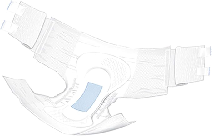 McKesson Ultra Briefs, [32 Count], 3XL, Up to 95 in. Incontinence Adult Diapers with Tabs, Heavy Absorbency, Unisex, Disposable, Elastic Leg Gathers and Contoured Fit for Men and Women