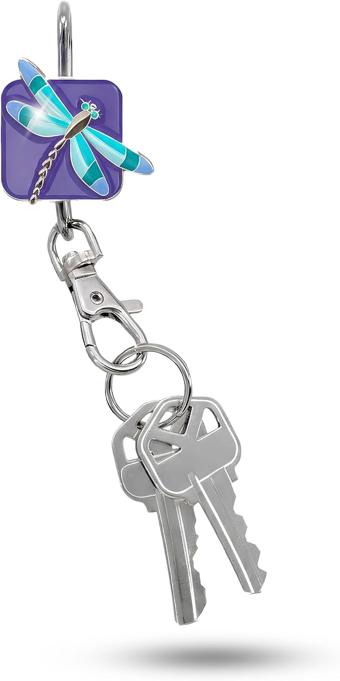 Women’s Bag Charm Key Finder, Car Keychain Hook, Cute Purse Organizer & Tote Bag Accessories, Gifts for Mom - Original