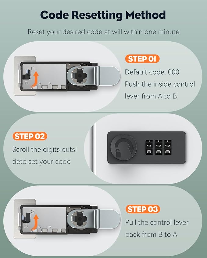 Uniclife Wall Mount Medicine Cabinet with Combination Lock, Locking First Aid Cabinet, Lockable Medical Cabinet, Large Capacity Medicine Organizer, Secure Steel Wall Cabinet Metal Storage Box, White