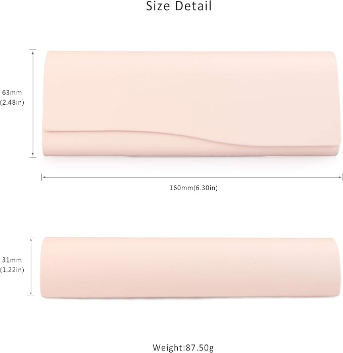 LifeArt Eyeglass Case Hard Shell, Portable Sunglass Case, Fashionable PU Leather Eyeglass Case, Lightweight