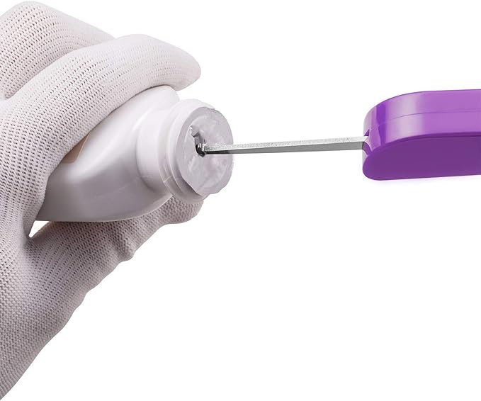 Medarchitect Right Hand Pill Counting Tray with Spatula (Purple)