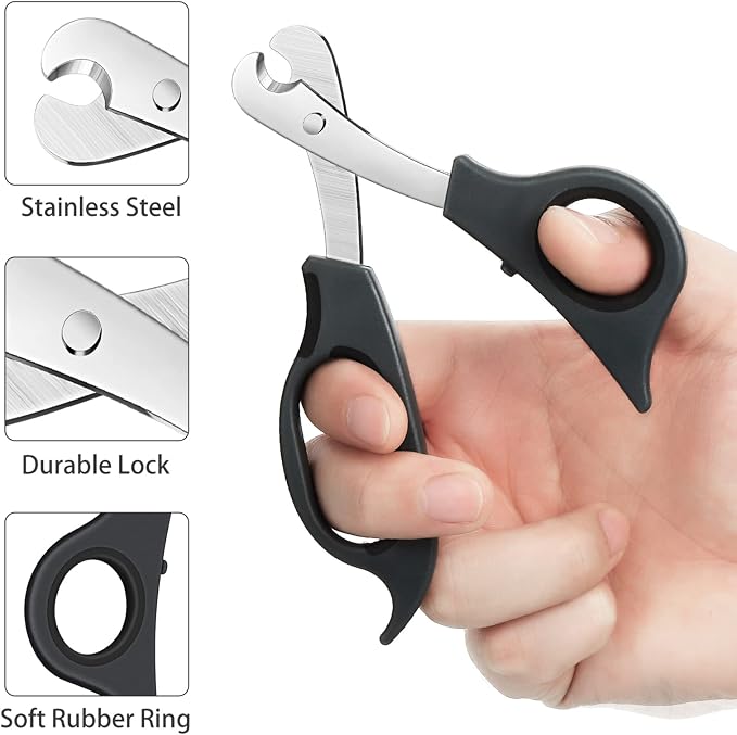 2 Pieces Pill Splitter Scissors Pill Scissors Cutter with Stainless Steel Blade and Ergonomic Handle for Accurate Dosage of Small Large Pills Tablets Vitamins Elderly Kids Pets Travelling Favors