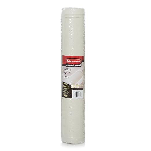 Rubbermaid Commercial Products Safti-Grip Bath Mat, Large, White, Suction-Backed, for Commercial/Residential Use for Home/Hotel/Shower/Bathtub