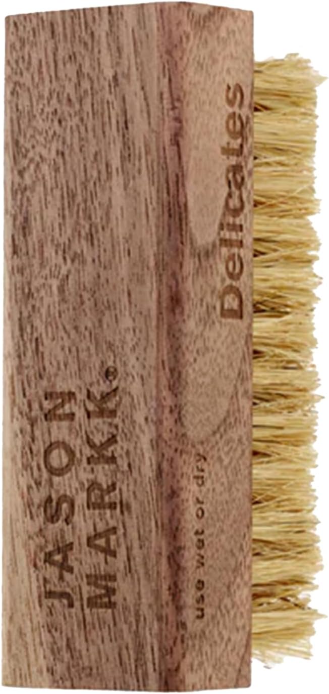 Jason Markk Delicates Shoe Cleaning Brush, Soft Bristles & Walnut Wood, Sneaker Care, Extra Gentle, Ideal for Footwear, Safe for Leather, Suede, Nubuck, Cotton, Knits