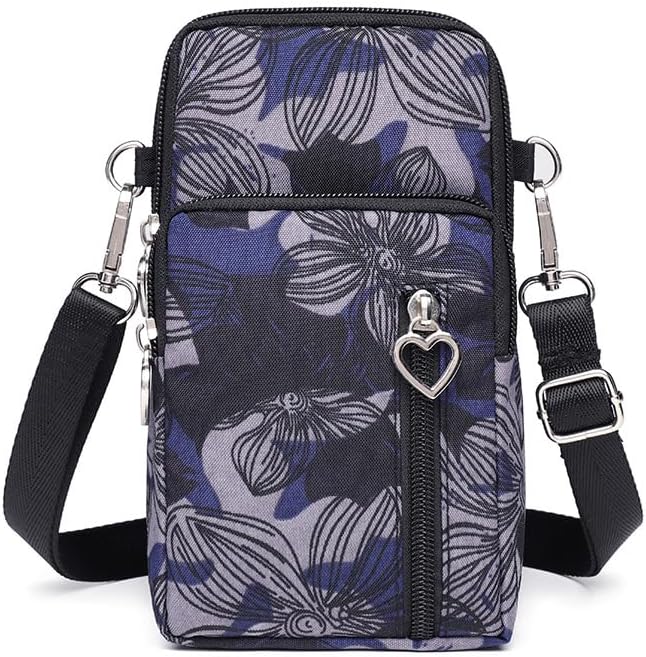 Small Crossbody Bag for Women - Mini Phone Purses with Crossbody Strap and Wallet - Nylon Arm Bag