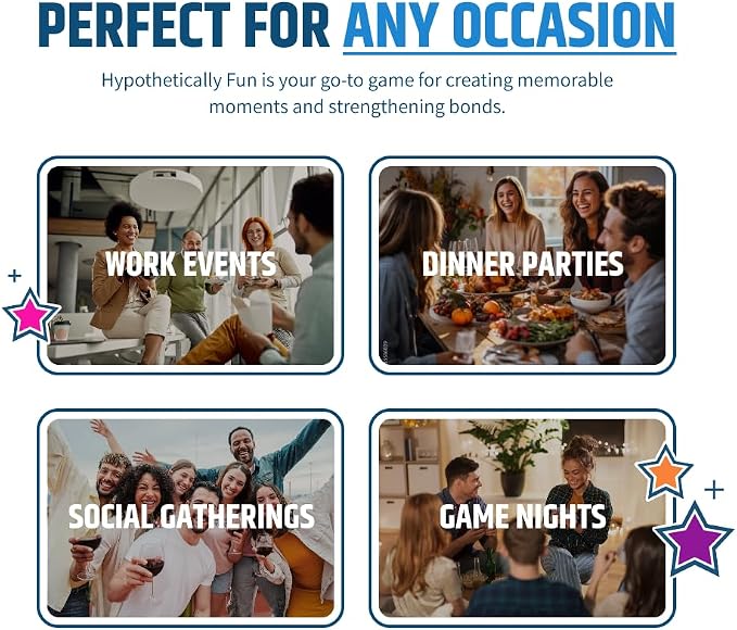 Breaking Games Hypothetically Fun Icebreaker Card Game, Ages 14+