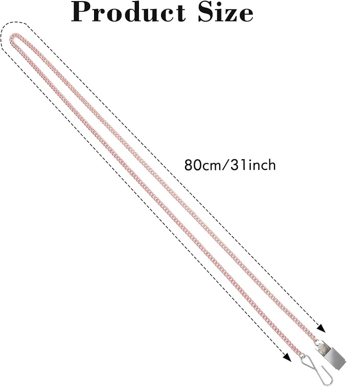 Zipper Pull Helper, Zipper Helper Pull for Dresses Zip Aid for Zippers with Hook and Clip Zippers Aid for Almost All Long Dresses Zips Types Zipping Up Down Dress by Yourself (Rose Gold)