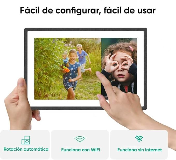 Pexar by Lexar WiFi Digital Picture Frame 11″ | Yahoo Tech Best Tested Frame 2026 | 2K Resolution Ultimate Clarity, Anti-Glare Touch Stunning Screen for Gifting, Share Photos/Videos via APP