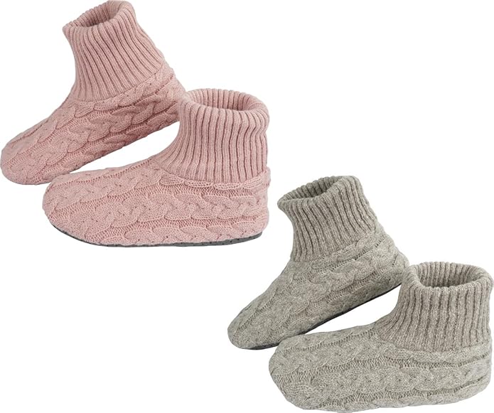 BenSorts Fuzzy Slipper Socks for Women Non Slip House Socks with Grips Gifts