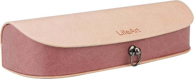 LifeArt Eyeglass Case Hard Shell, Portable Sunglass Case, Fashionable PU Leather Eyeglass Case, Lightweight