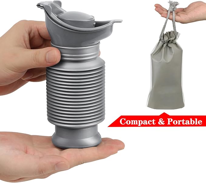 Pee Bottles For Men,Collapsible Urine Bottle With Disposable Replacement Bags,Car Pee Bottle For Men And Women,750ml,Leakproof,2-Piece Set Emergency Urinal For Road Trips,Traffic Jams And Camping