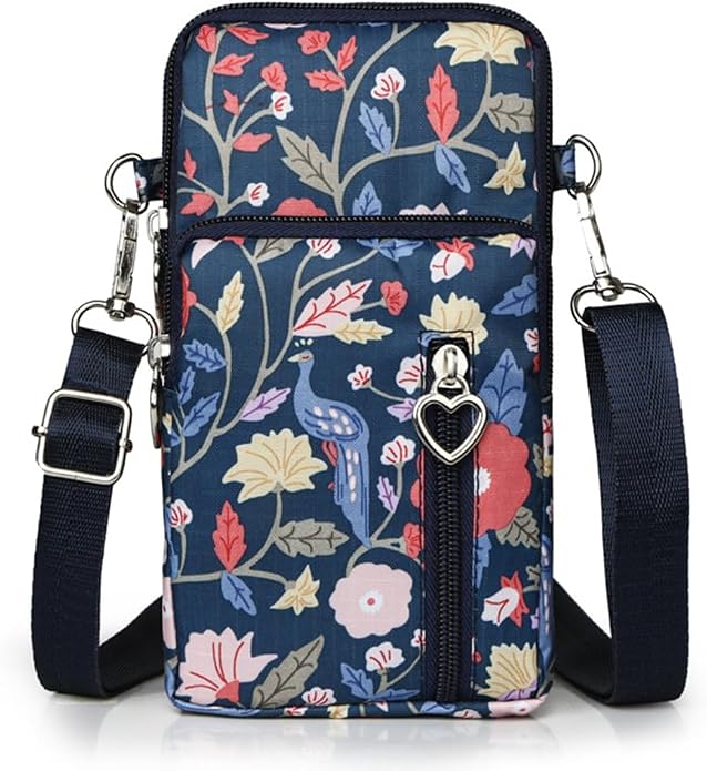 Small Crossbody Bag for Women - Mini Phone Purses with Crossbody Strap and Wallet - Nylon Arm Bag
