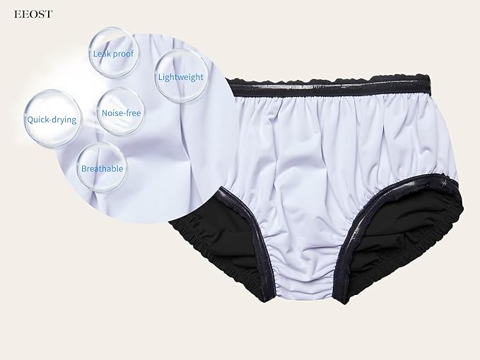 Adult Reusable Swim Diapers Special Needs Swimwear for Incontinence | Adult reusable swim diaper with waterproof leakproof cover for incontinence and pool use