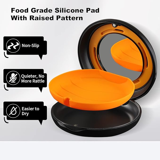 Retainer Case, Slim Aligner Case with Adjustable Vent Holes and Mirror, Compatible with Invisalign, Night Guard and Mouth Guard, Premium Retainer Case, With Aligner Remover Tool, Chew & Brush, Black