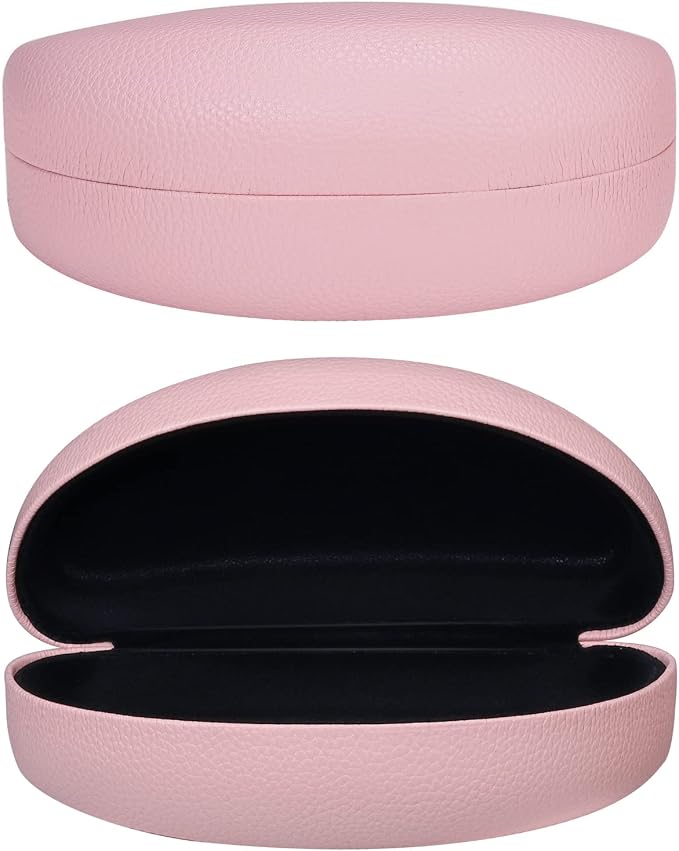 molshine Hard Shell Sunglasses Case,Classic Large Glasses Case for Sunglass,Eyeglasses with Cleaning Cloth,Pouch