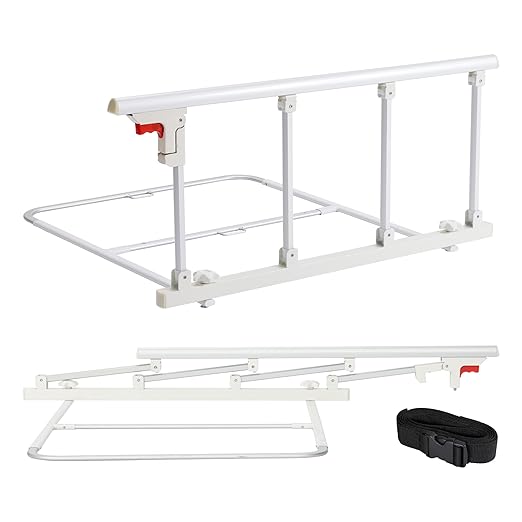 Real Relax Bed Rails for Elderly Adults Safety, Folding Bed Railings for Seniors Fit Full Twin King Queen Size, for Elderly Adults Rail Assist for Seniors Safety Bed, 37.8" x16.3"