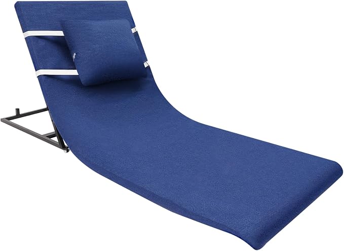 Electric Lifting Backrest for Bed, Adjustable Power Lifting Backrest for Elderly Patient Injured, Assist Elderly to Get Out of Bed Easily, Sit-up Back Rest Chair for Neck Lumbar Back Support (Blue)