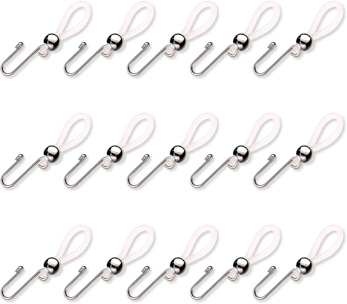 15pcs Zipper Holder, Zipper Holder Upper for Jeans Clasp Pants Up Hook Jeans Zipper Button Lock Zipper Puller Tool Keep Zipper Up on Pants Jeans Skirts