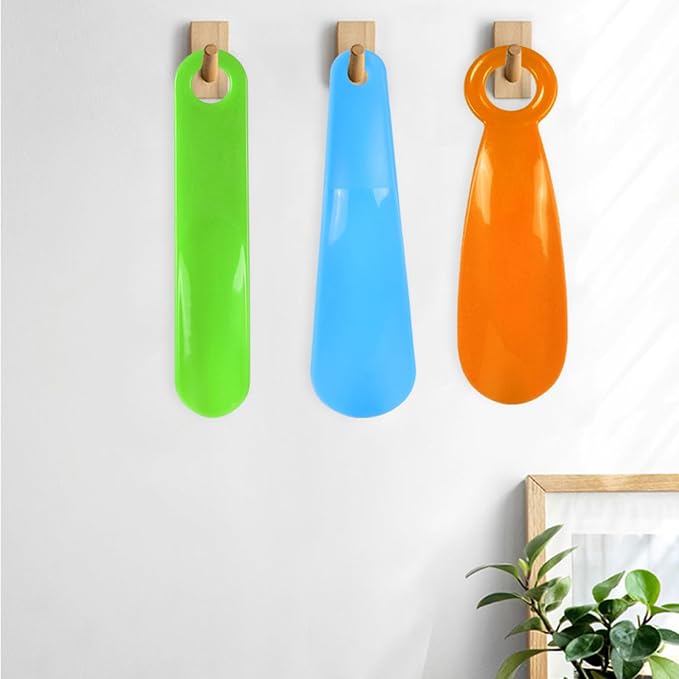 Guojiang Lazy Shoe Helper Unisex Handled Shoe Horn Easy On & Off Shoe Lifting Aid Tool Shoehorn Shoe Lifter Shoe Horn Long Handle