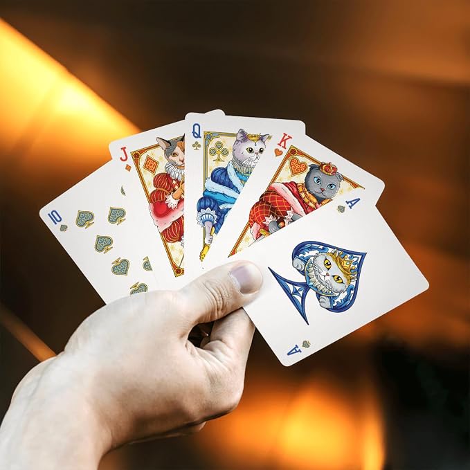 99FOX Noblific Cats Playing Cards for Adults Teens Friends Family Animal Lovers Gifts