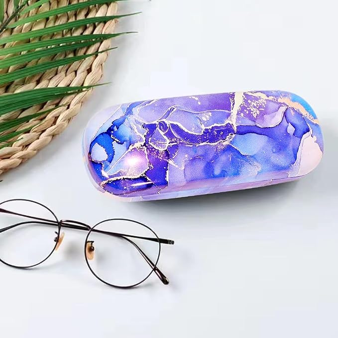 PERFECTSIGHT Hard Shell Eyeglasses Case, Kawaii Protective Glasses Case for Kids, Cute Eyeglass Case for Women Men Girls