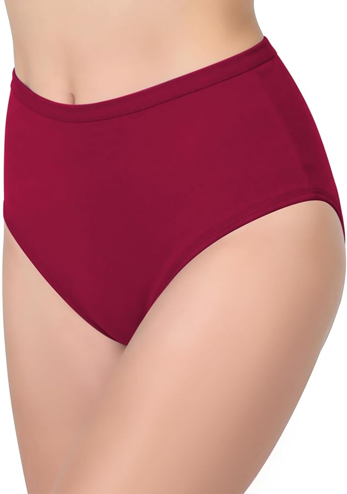 AIRCUTE Washable Urinary Incontinence Protective Underwear for Women Leak Proof Absorbent Reusable Panties 60ML 1 Pack (Rose Red, Medium)