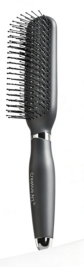 Hair Brush for Men, Detangling and Styling Hairbrush with Nylon Bristles for Wet & Dry Hair, Scalp Massage Function, Suitable for Fine/Thin/Short/Thick Hair, Mens Detangler Brushes