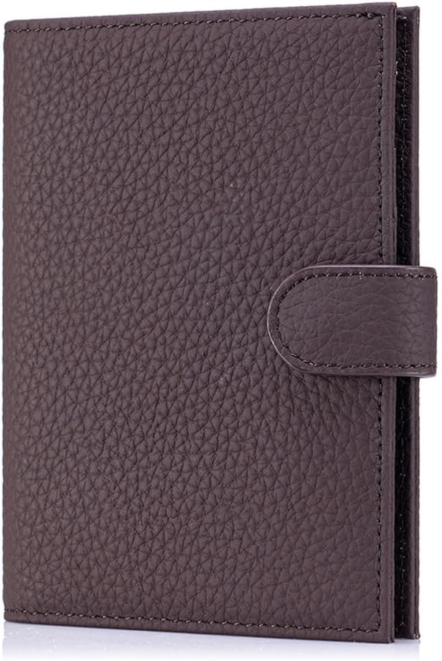 RFID Blocking Passport Wallet for Women, Travel Gift Ready | Slim Passport Holder for Women & Men with Card Slots, Zipper Coin Pocket & Cash Sleeve, Classic Travel Wallet (Coffee Brown)
