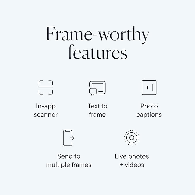Aura 10" HD WiFi Digital Picture Frame – Free Unlimited Cloud Storage – Send Photos from Phone – No Subscription – Auto On/Off – Gift for Parents & Grandparents (Black, 10")