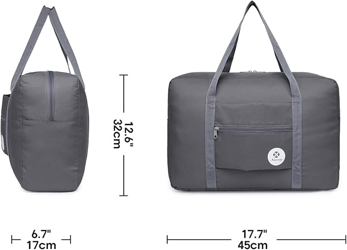 For Spirit Airlines Personal Item Bag Foldable Travel Duffel Bag Tote Carry on Luggage Duffle Overnight for Women and Men