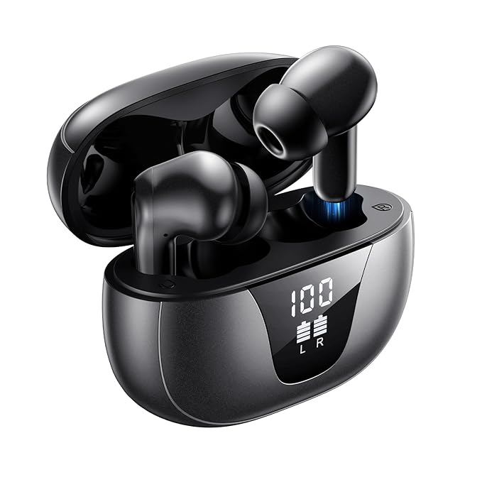 TTQ OTC Hearing Aids for Seniors with Bluetooth, Smart Noise Cancelling & 3-Level Volume, Fashionable and Trendy Rechargeable Hearing Aids for Hearing Loss