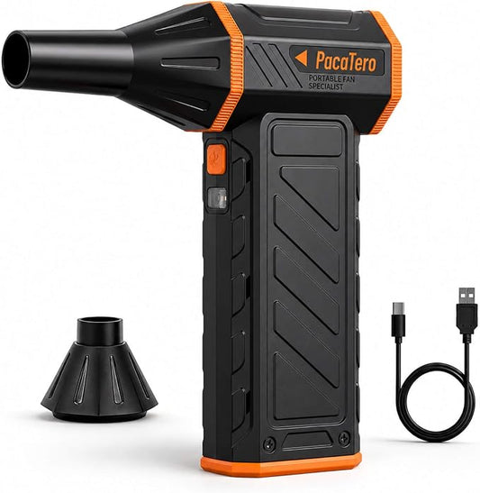 10000mAh Electric Cordless 15000RPM Adjustable Air Duster for PC Keyboard | 3-Gear Compressed Air Blower with Fast Charging, Portable Rechargeable Cleaner for Laptop, Electronics, Car Dust Cleaning