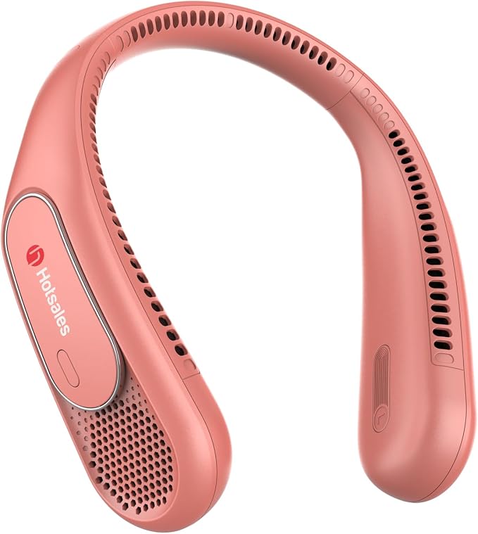 Hotsales Neck Fan, Bladeless Fan That Blows Cold Air, Portable Rechargeable | 6000 mAh Battery, 3 Speeds, Hands Free Wearable Personal Cooling Fan for Men and Women, Travel, Outdoor, USB Rechargeable