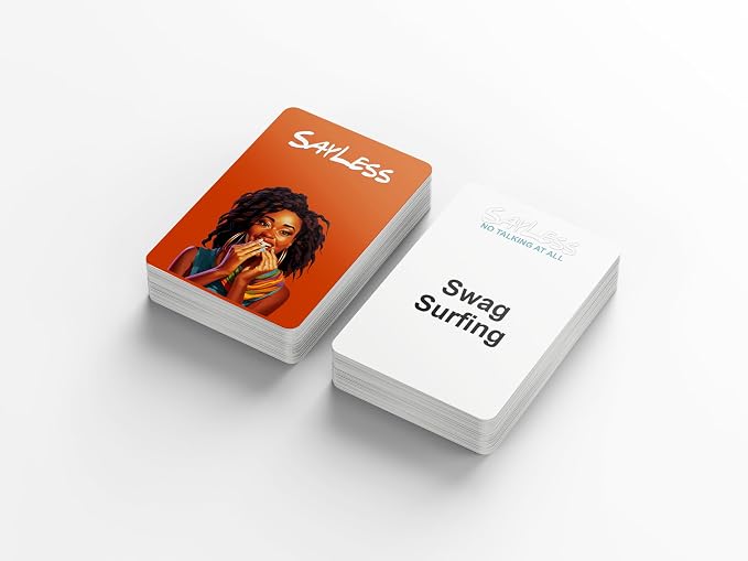 Kinfolk SayLess The Ultimate Family Game Night Party Starter - Taboo-Style Word Guessing Hood Charades Game for Unstoppable Laughs & Bonding, Specifically Crafted for The Culture