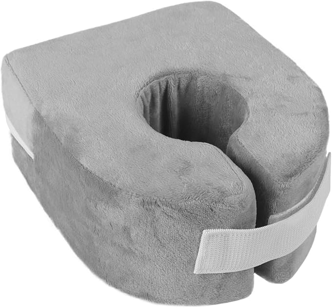 Foot Elevation Pillow Heel Protector for Pressure Sores Ulcer Foot Wedge Support Elevator Ankle Pillow Anti Bed Sore Pad Relieve Cushion Leg Rest for Elderly Bedridden Patients (Grey 1 * Pcs)