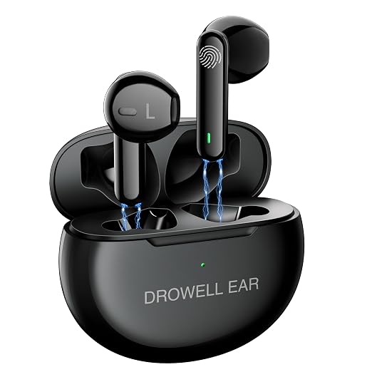 Hearing Aids for Seniors, Hearing Amplifiers Rechargeable with Noise Cancellin for Seniors & Adults Hearing Loss with Portable Charging Case
