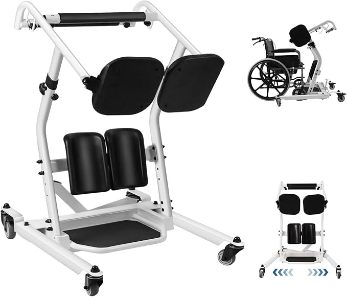 Sit to Stand Patient Lift for Elderly, Stand Assist Lift Aid for Home Care Use, Elderly Lift Assist Transfer Device, Transport Chair Stand Assist for Seniors, Adults & Disabled