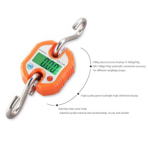 Patient Weight Scale for Home use Patient Lift Scale Maximum Weight 330lb(Color : Orange)