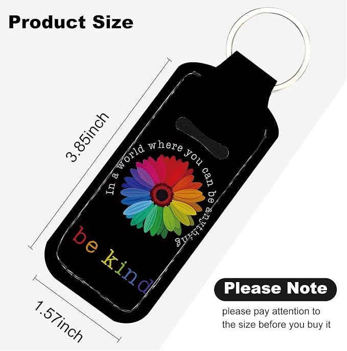 Chapstick Holder Keychain Lip Balm Holder with Clip