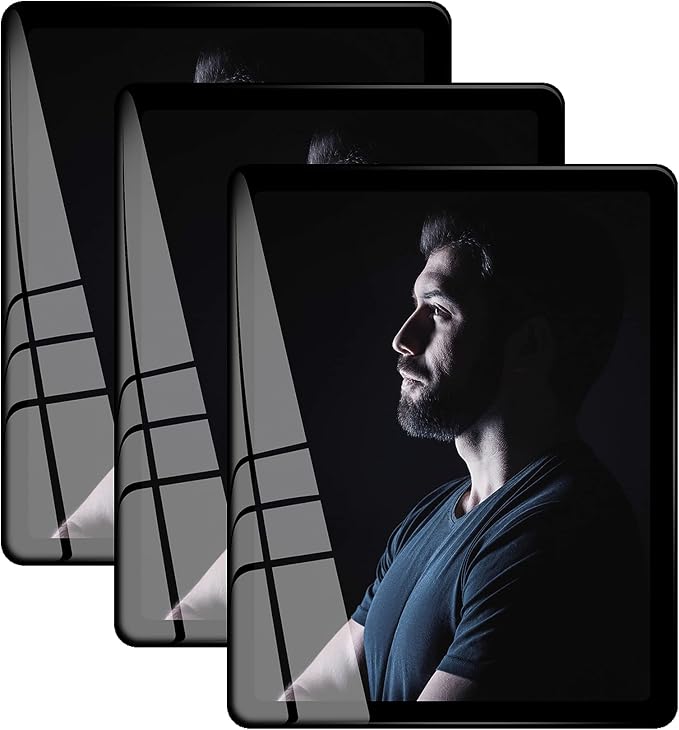 Bluesun 8×10 Picture Frames Set of 3, Vertical & Horizontal Wall & Tabletop | 8×10 Black Photo Frames with Tempered Glass & Rounded Corners, Home Office Decor for Dad & Boyfriend Boss Men